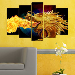 Животни, Вода, Океан, Рисунка, Украса, Огън, Риба, Тропически, Дракон, Пътуване, Религия, Медуза, Маска, Храм, Златист, Злато, Ракообразно, Мекотело, Безгръбначно, Под вода, Морски, Омар, Омар