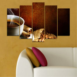 Coffee, Culinary, Morning, Drink, Food, Breakfast, Beverage, Gourmet, Caffeine, Saucer, Espresso, Aroma, Aromatic, Brown, Roasted, Beans, Punch, Mixed drink
