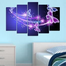 Space, Butterfly, Light, Sky, Decoration, Star, Graphic, Snow, Winter, Design, Fantasy, Holiday, Ornament, Shape, Season, Celebration, Pattern, Firework, Backdrop, Wallpaper, Card