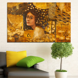 Жена, Абстракция, Изкуство, Украса, Африка, Цвят, Дизайн, Стена, Жълт, Лице, Златист, Реколта, Модел, Текстура, Материал, Тапет, Мозайка, Трансдюсер, Електрическо устройство, Устройство, Гръндж, Инструменталност, Плочка