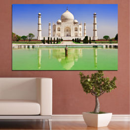 Град, Отражение, Забележителност, Архитектура, Тадж махал, Символ, Джамия, Индия, Пътуване, Религия, Азия, Сграда, Ваканция, Църква, Структура, Паметник, Култура, Туризъм, Исторически, История, Купол, Известен, Място за поклонение, Минаре