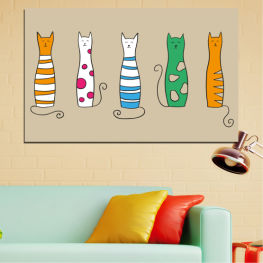 Животни, Изкуство, Рисунка, Графичен, Мода, Цвят, Дизайн, Символ, Котка, Комикс, Човек, Силует, Комичен, Забавен, Тяло, Сладък, Икона, Бутик, Графична колекция, Арктика, Медицински, Мустак