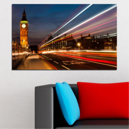 Модерен, Град, Светлина, Небе, Светлини, Забележителност, Нощ, Лондон, Столица, Пътуване, Път, Биг бен, Сграда, Движение, Улица, Градски, Транспорт, Скорост, Път, Транспорт, Трафик, Бърз, Асфалт, Размазване, Магистрала