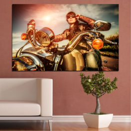 Woman, Light, Decoration, Motor, Design, Symbol, Vehicle, Glass, Religion, Holiday, Ornament, Motorcycle, Temple, Golden, Gold, Trip, Celebration, Freedom, Musical instrument, Brass, Wind instrument, Object, Automobile horn, Bass