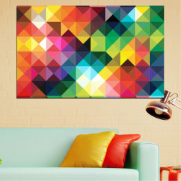 Абстракция, Модерен, Украса, Цветен, Ретро, Графичен, Блестящ, Цвят, Дизайн, Форма, Модел, Текстура, Фон, Тапет, Мозайка, Плочка, Квадрат, Геометричен, Безпроблемно, Пиксел, Решетка