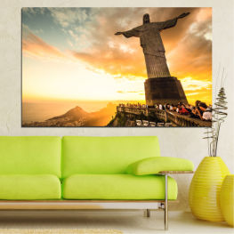 Τοπίο, Ανατολή ηλίου, Ηλιοβασίλεμα, Βουνό, Πόλη, Ορόσημο, Ρίο ντε τζανέιρο, Αρχιτεκτονική, Ιησούς, Σύννεφα, Σύννεφο, Ταξίδι, Κτίριο, Άγαλμα, Σιλουέτα, Πύργος, Μνημείο, Ο τουρισμοσ, Περίφημος