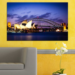 Пейзаж, Вода, Залез, Град, Градски пейзаж, Здрач, Река, Нощ, Архитектура, Мост, Лодка, Облаци, Австралия, Пътуване, Структура, Градски, Силует, Туризъм, Стоманен арков мост