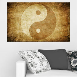 Feng shui, Retro, Symbol, Ancient, Buddha, Vintage, Antique, History, Texture, Burnt, Crater, Sheet, Decay, Empty, Torn, Stucco, Dirty, Aged, Rough, Paper, Grunge, Wallpaper