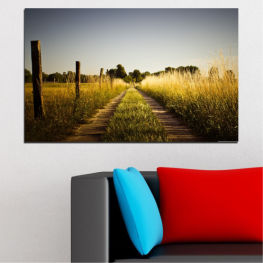 Landscape, Nature, Spring, Tree, Summer, Meadow, Horizon, Grass, Plant, Field, Cloud, Road, Land, Season, Farm, Country, Wheat, Rural, Countryside, Agriculture, Atmosphere