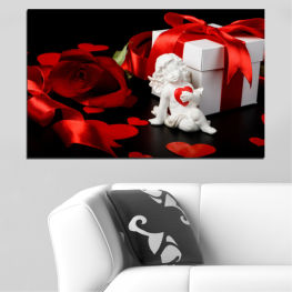 Цвете, Букет, Колаж, Роза, Украса, Сърце, Обичам, Растение, Цвят, Дизайн, Символ, Купидон, Празник, Подарък, Рози, Празненство, Цветен, Венчелистче, Настояще, Валентин, Тиква, Панделка